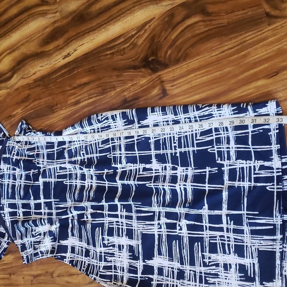 Amazon brand BodyCon blue and white dress size medium - Picture 11 of 11